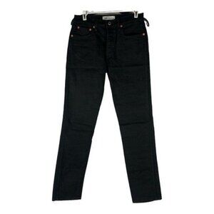 Zara Womens 90s Full Length Black Jeans Size 6